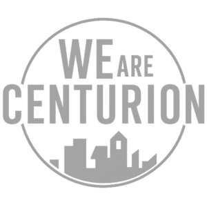 We Are Centurion Logo Grey Bernardi Media-min
