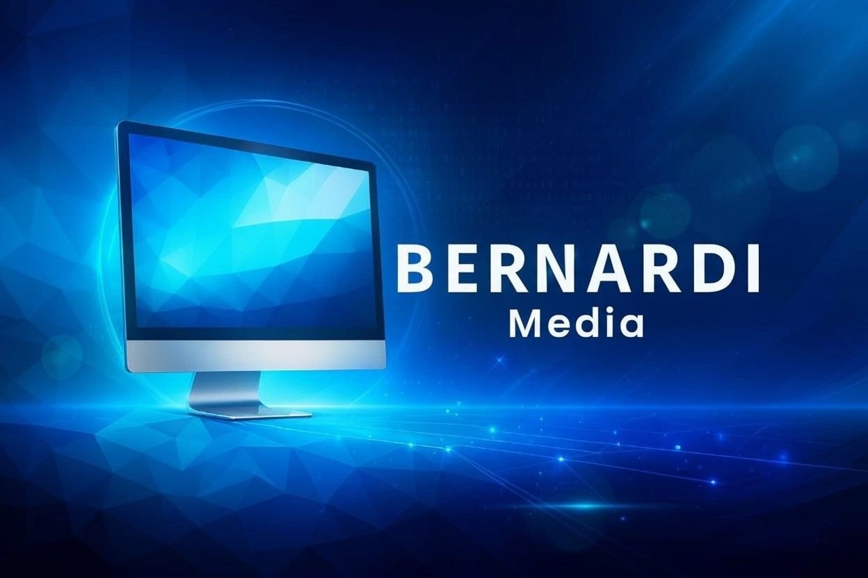 Bernardi Media Logo Landscape Blue Final