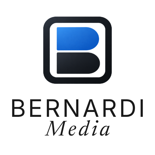 Bernardi Media Logo Stacked (Square)